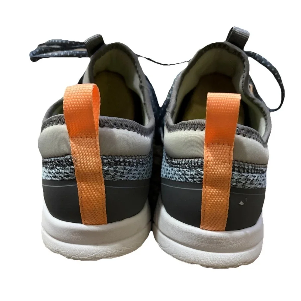 Vionic Alma Sneakers Womens 9 Wide Gray Blue Comfort Walking Shoes READ